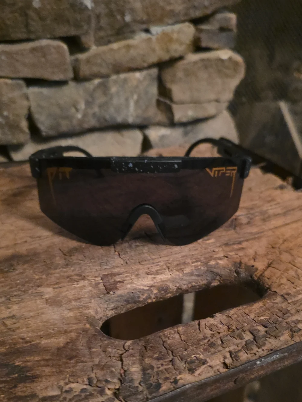 Pit Viper Black Dark Smoke Visor Sunglasses